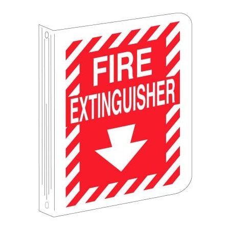 Brady Brady Fire Extinguisher inLin Sign, Polyethylene, 9inW x 12inH 70998